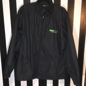 Tropicana Casino Atlantic City Retro 90s Y2K Rain Coat Windbreaker Jacket Large